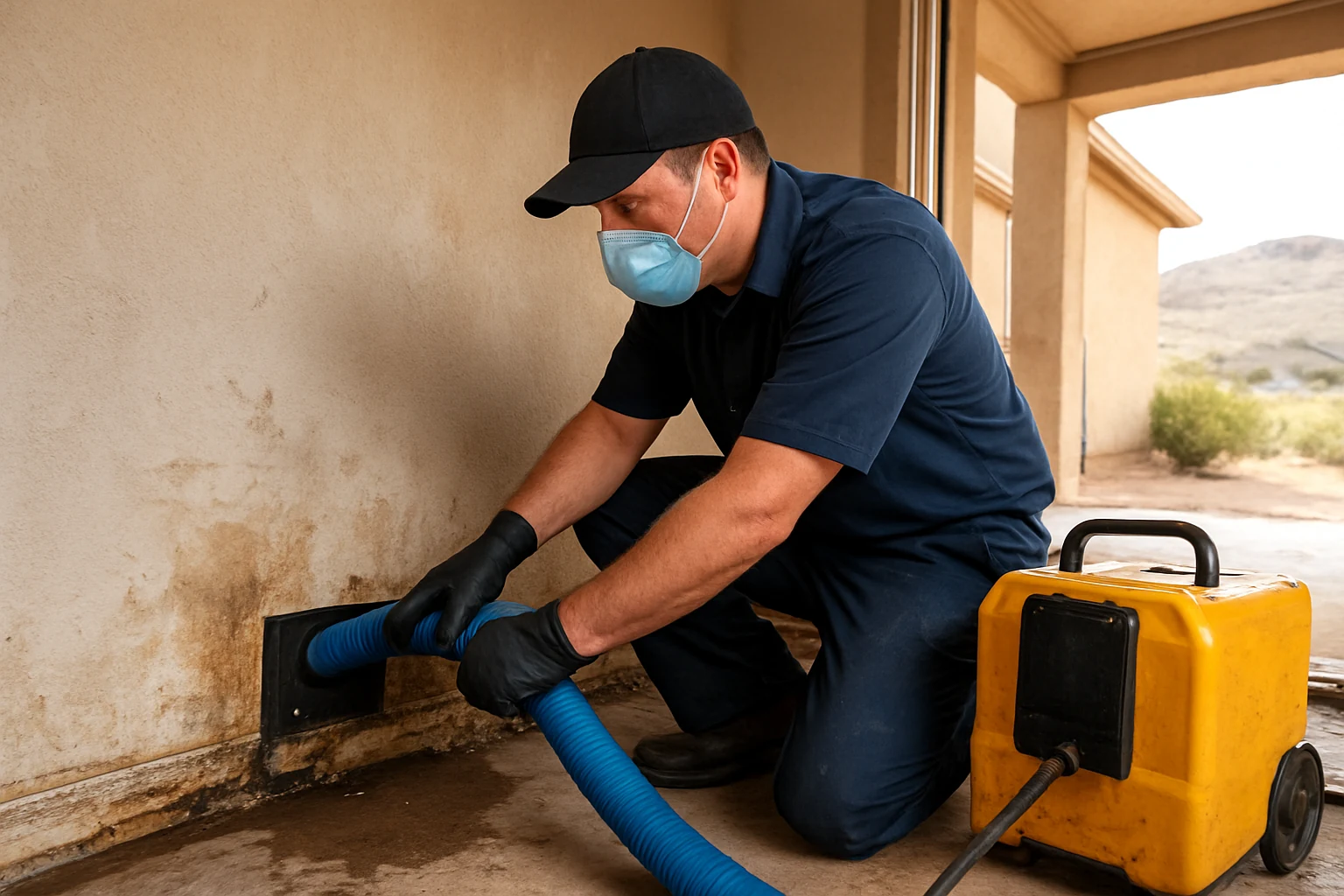 Water damage restoration