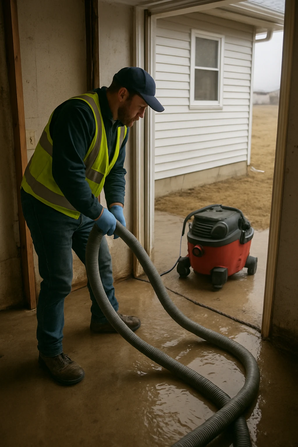 Basement water extraction